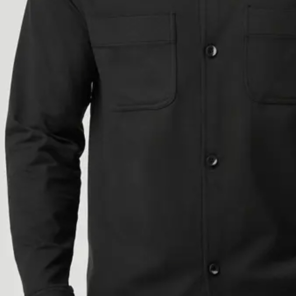 Zara Black Casual Button-Down Shirt